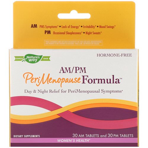 Nature's Way, PeriMenopause Formula, AM/PM, 60 Tablets Review