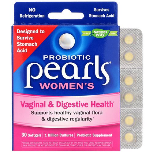 Nature's Way, Probiotic Pearls Women's, Vaginal & Digestive Health, 30 Softgels Review