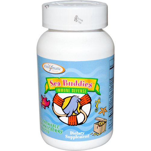 Enzymatic Therapy, Sea Buddies, Immune Defense, 60 Chewable Sparkleberry Tablets Review