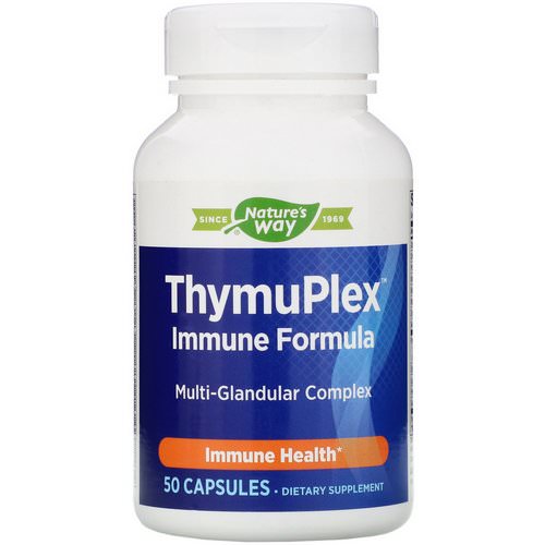 Nature's Way, ThymuPlex, Immune Formula, 50 Capsules Review