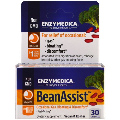 Enzymedica, BeanAssist, 30 Capsules Review