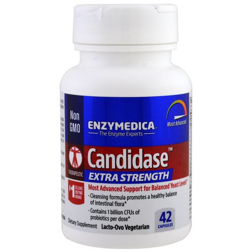 Enzymedica, Candidase, Extra Strength, 42 Capsules Review