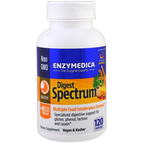Enzymedica, Digest Spectrum, 120 Capsules Review