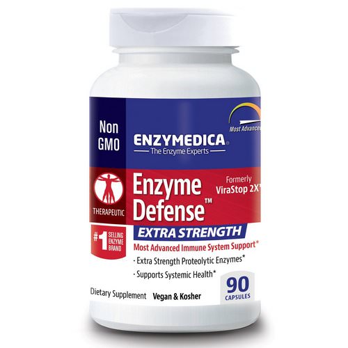 Enzymedica, Enzyme Defense (Formerly ViraStop), Extra Strength, 90 Capsules Review
