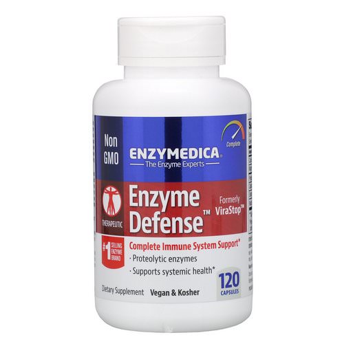 Enzymedica, Enzyme Defense (Formerly ViraStop), 120 Capsules Review