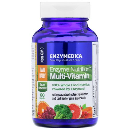 Enzymedica, Enzyme Nutrition Multi-Vitamin, Two Daily, 60 Capsules Review
