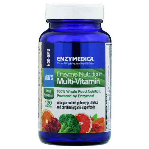 Enzymedica, Enzyme Nutrition Multi-Vitamin, Men's, 120 Capsules Review