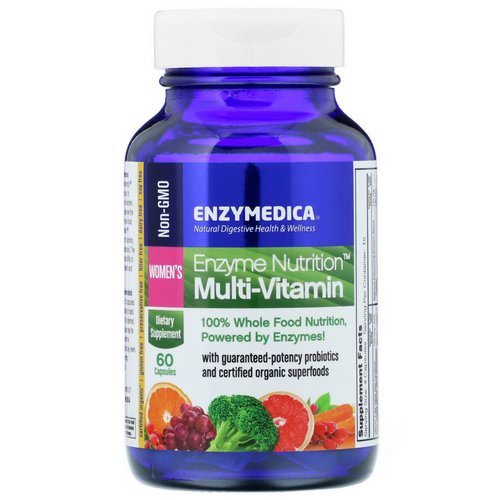 Enzymedica, Enzyme Nutrition Multi-Vitamin, Women's, 60 Capsules Review