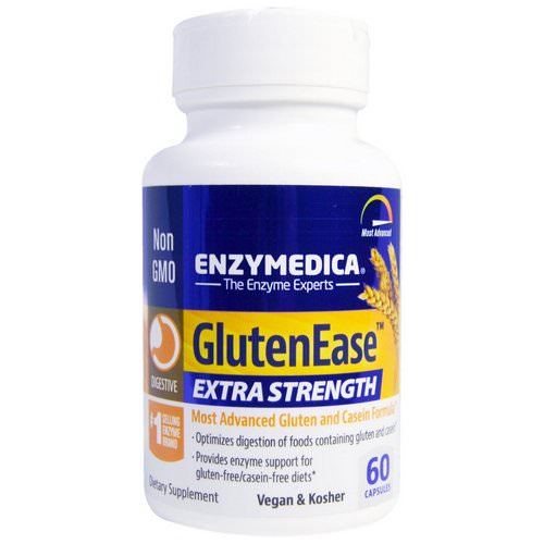Enzymedica, GlutenEase, Extra Strength, 60 Capsules Review