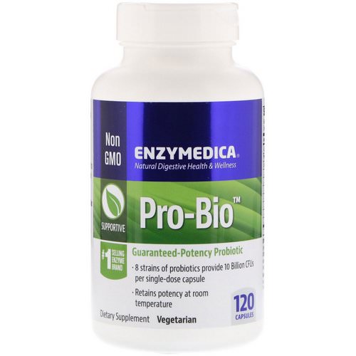 Enzymedica, Pro-Bio, Guaranteed Potency Probiotic, 120 Capsules Review