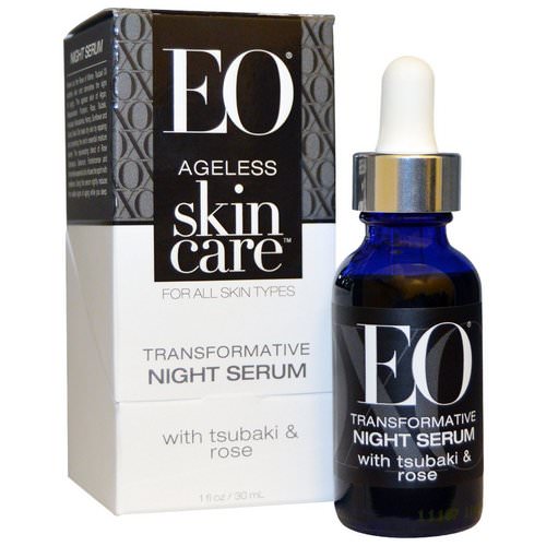 EO Products, Ageless Skin Care, Transformative Night Serum, 1 fl oz (30 ml) Review
