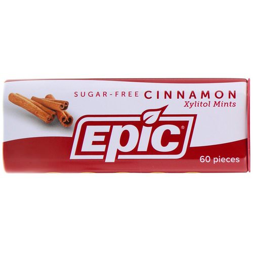 Epic Dental, Xylitol Mints, Cinnamon, Sugar-Free, 60 Pieces Review