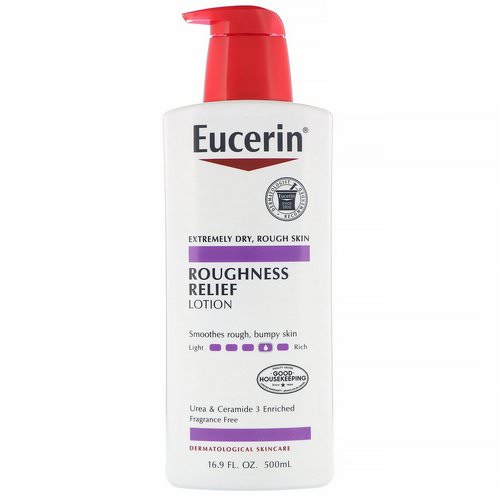 Eucerin, Roughness Relief Lotion, Fragrance Free, 16.9 fl oz (500 ml) Review