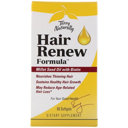 EuroPharma, Terry Naturally, Hair Renew Formula, 60 Softgels Review