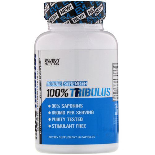 EVLution Nutrition, Double Strength, 100% Tribulus, 60 Capsules Review