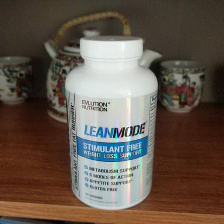 EVLution Nutrition, Lean Mode, Stimulant-Free Fat Burner Supplement, 150 Capsules Review