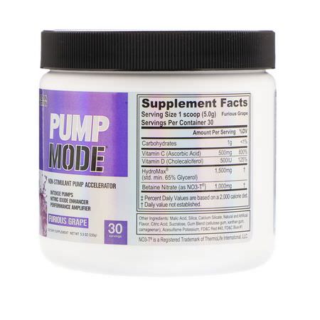 Betaine Anhydrous, Nitric Oxide Formulas, Stim-free Pre-Workout, Pre-Workout Supplements, Sports Nutrition