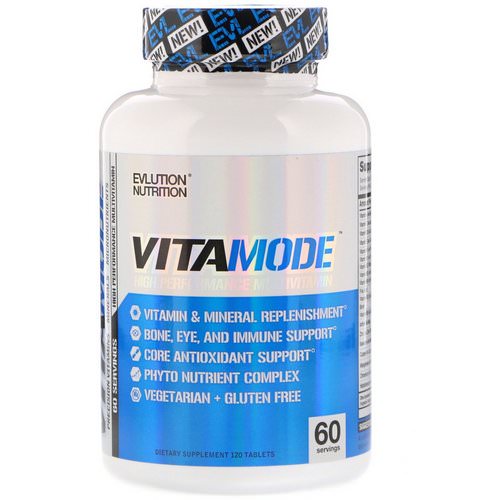 EVLution Nutrition, VitaMode, High Performance Multi Vitamin, 120 Tablets Review