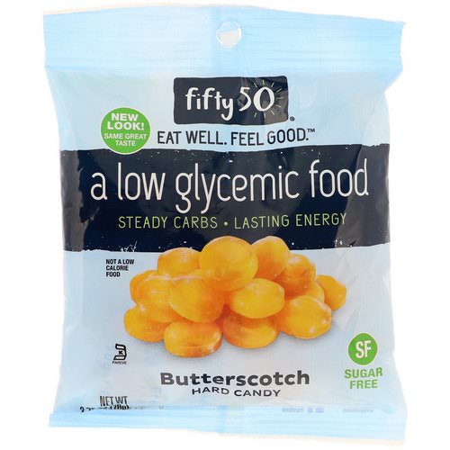 Fifty 50, Low Glycemic Hard Candy, Butterscotch, 2.75 oz (78 g) Review