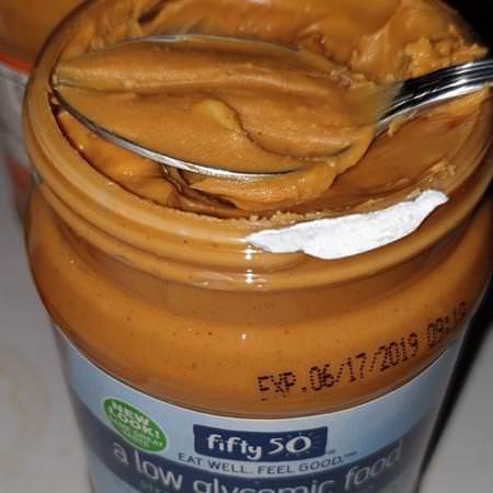 Fifty 50, Low Glycemic Peanut Butter, Crunchy, 18 oz (510 g) Review