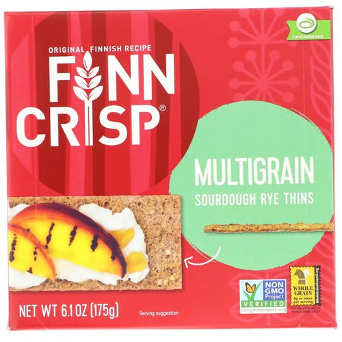 Finn Crisp, Multigrain Sourdough Rye Thins, 6.2 oz (175 g) Review