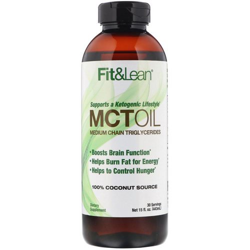 Fit & Lean, MCT Oil, 15 fl oz (443 ml) Review