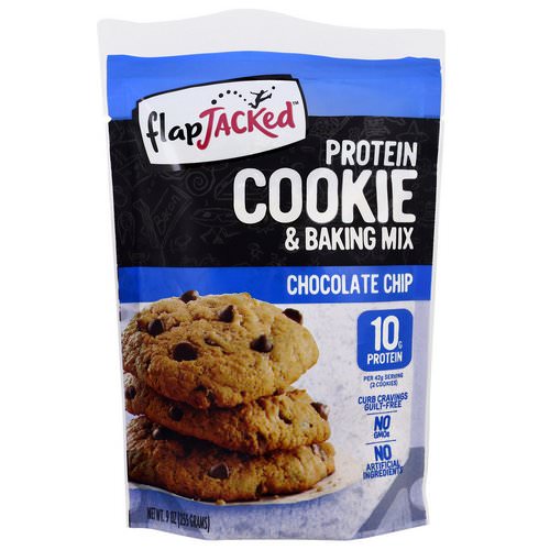 FlapJacked, Protein Cookie and Baking Mix, Chocolate Chip, 9 oz (255 g) Review