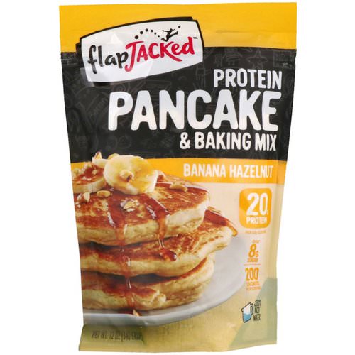 FlapJacked, Protein Pancake & Baking Mix, Banana Hazelnut, 12 oz (340 g) Review