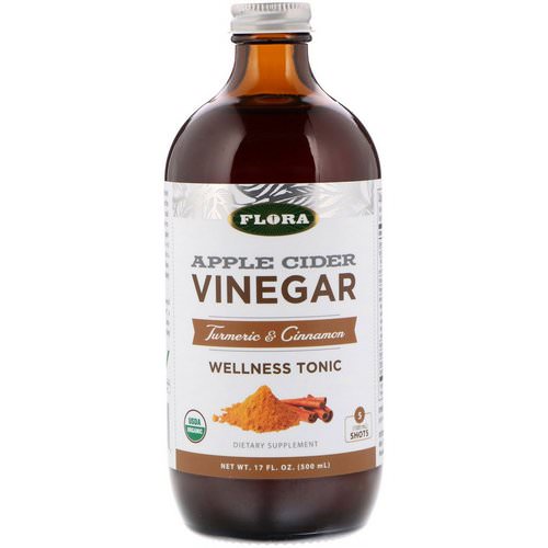 Flora, Apple Cider Vinegar, Wellness Tonic, Turmeric & Cinnamon, 17 fl oz (500 ml) Review