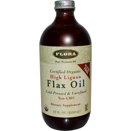 Flora, Certified Organic, High Lignan Flax Oil, 17 fl oz (500 ml) Review