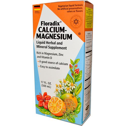 Flora, Floradix Calcium-Magnesium, 17 fl oz (500 ml) Review