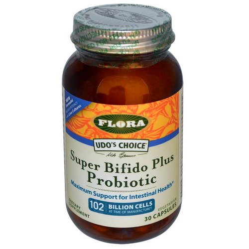 Flora, Udo's Choice, Super Bifido Plus Probiotic, 30 Capsules Review