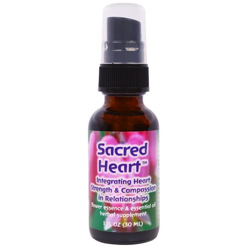 Flower Essence Services, Sacred Heart, Flower Essence & Essential Oil, 1 fl oz (30 ml) Review