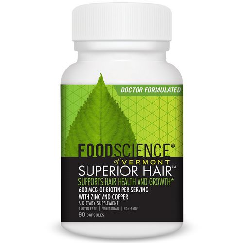 FoodScience, Superior Hair, 90 Capsules Review