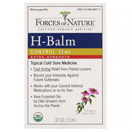 Forces of Nature, H-Balm Control, Extra Strength, 0.37 oz (11 ml) Review