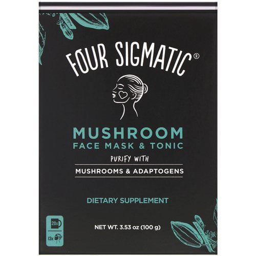 Four Sigmatic, Mushroom Face Mask & Tonic, Purify with Mushrooms & Adaptogens, 3.53 oz (100 g) Review