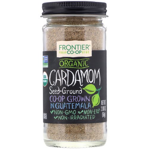 Frontier Natural Products, Organic Cardamom Seed, Ground, 2.08 oz (58 g) Review