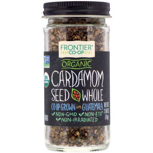 Frontier Natural Products, Organic Cardamom Seed, Whole, 2.68 oz (76 g) Review