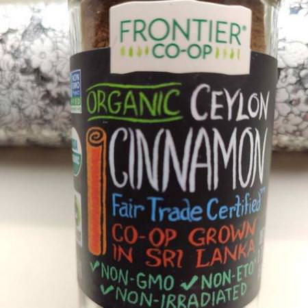 Frontier Natural Products, Organic Ceylon Cinnamon, 1.76 oz (50 g) Review
