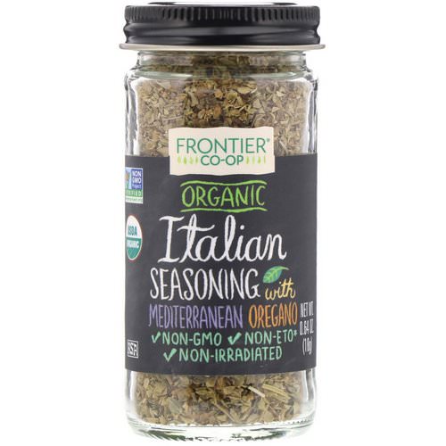 Frontier Natural Products, Organic Italian Seasoning with Mediterranean Oregano, 0.64 oz (18 g) Review