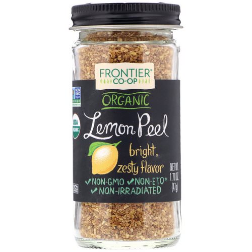 Frontier Natural Products, Organic Lemon Peel, Granules, 1.70 oz (47 g) Review