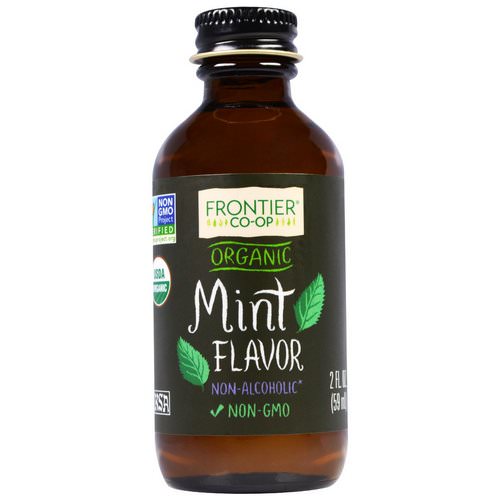 Frontier Natural Products, Organic Mint Flavor, Non-Alcoholic, 2 fl oz (59 ml) Review