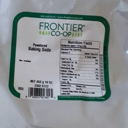 Frontier Natural Products, Powdered Baking Soda, 16 oz (453 g) Review