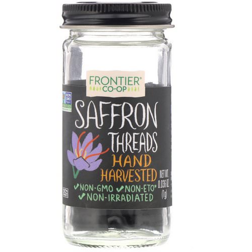 Frontier Natural Products, Saffron, Threads, Hand Harvested, 0.036 oz (1 g) Review