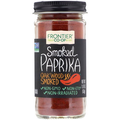 Frontier Natural Products, Smoked Paprika, Oak Wood Smoked, 1.87 oz (53 g) Review