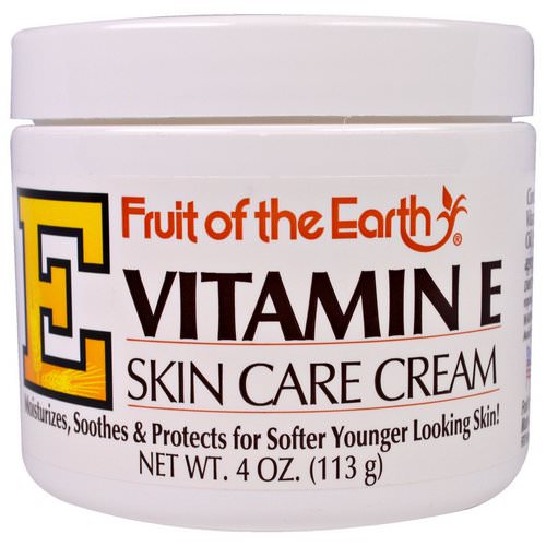 Fruit of the Earth, Vitamin E, Skin Care Cream, 4 oz (113 g) Review