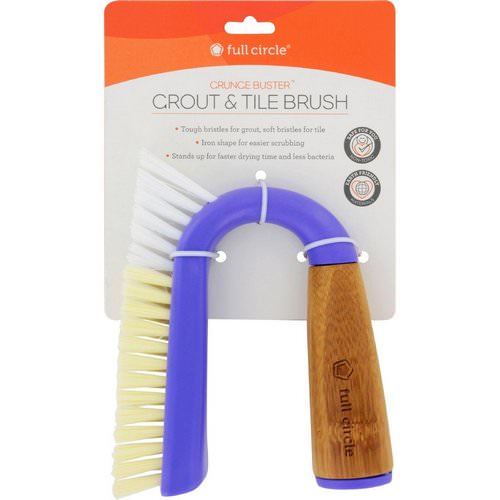 Full Circle, Grunge Buster, Grout &Tile Brush, 1 Brush Review