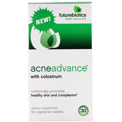 FutureBiotics, Acne Advance with Colostrum, 90 Vegetarian Tablets Review