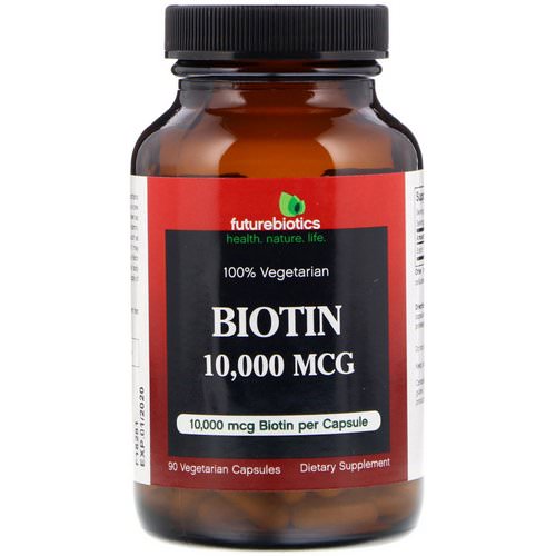 FutureBiotics, Biotin, 10,000 mcg, 90 Vegetarian Capsules Review