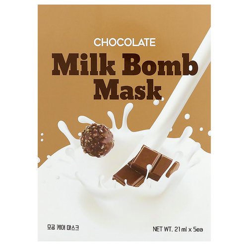 G9skin, Chocolate Milk Bomb Mask, 5 Masks, 21 ml Each Review